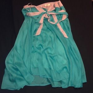 Red Dress Boutique - Turquoise, Gray Dress